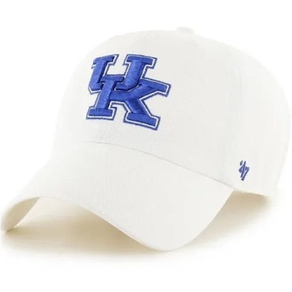 NWT! ‘47 Kentucky Wildcats White Clean Up Adjustable Hat - Picture 1 of 4